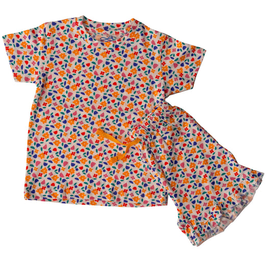 Tiny Blossoms Girls Co-ord Set