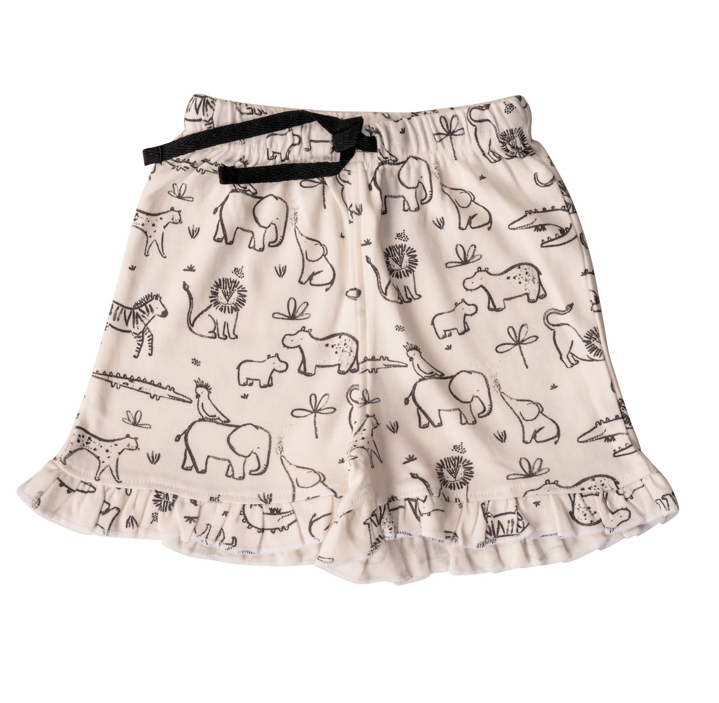 White Jungle Girls Co-ord Set