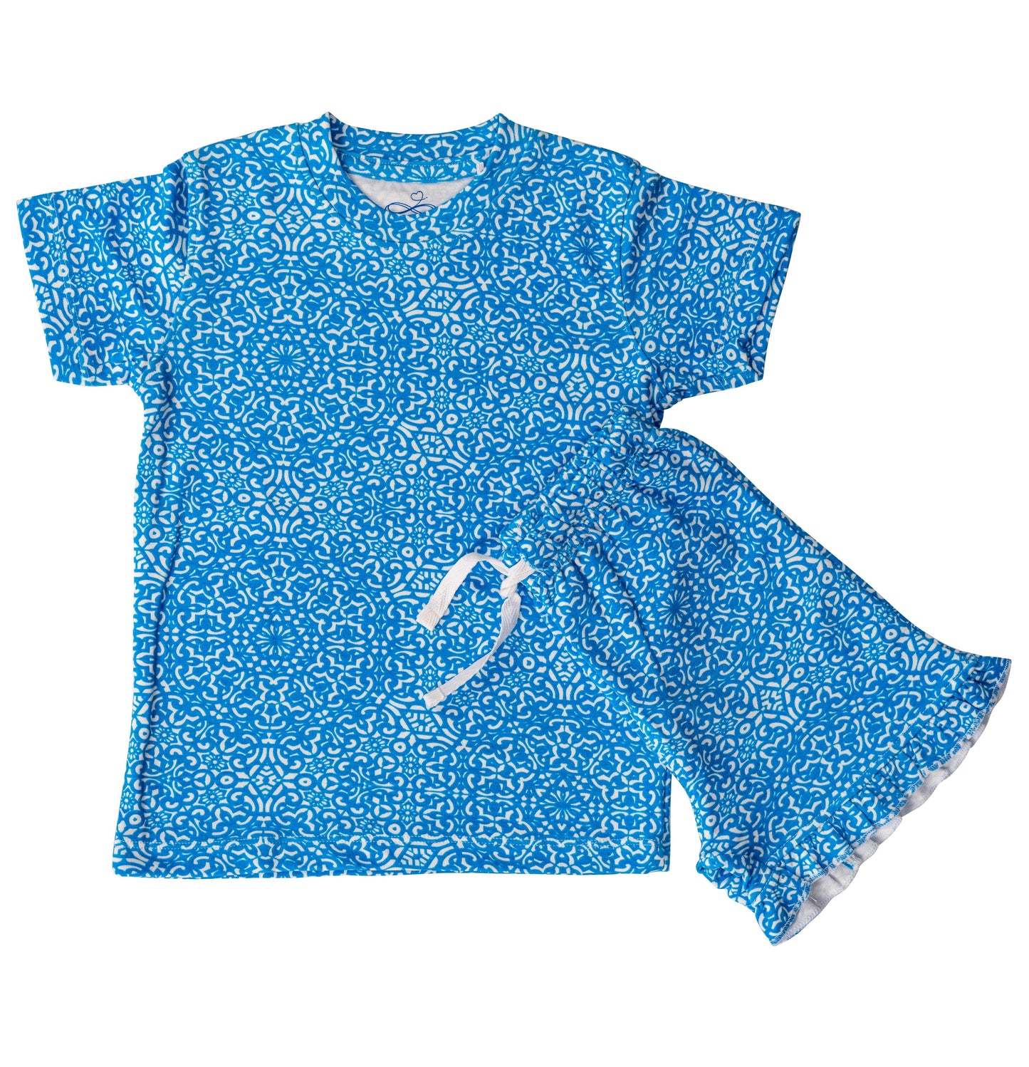 Majestic Blue Girls Co-ord Set
