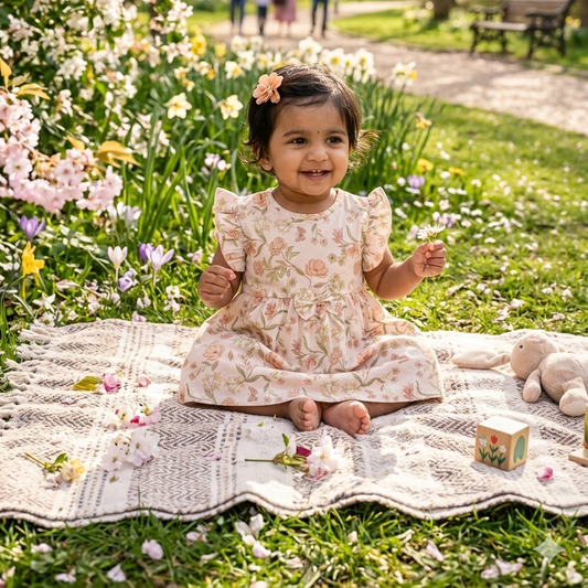 Pastel Bloom Frock