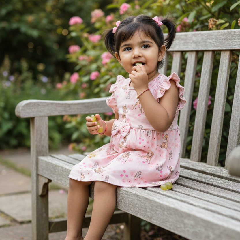 Deer Girl Frock