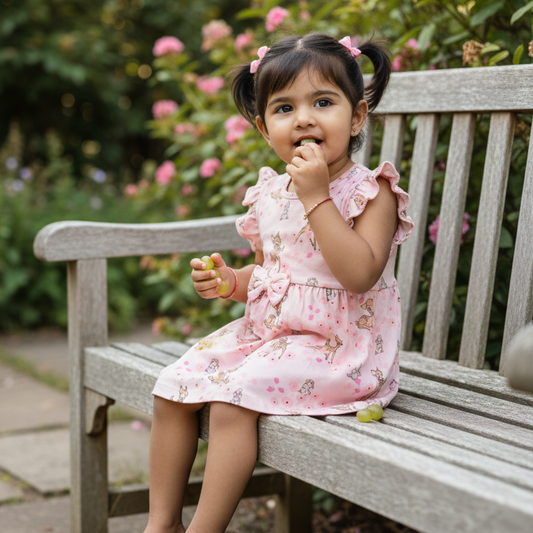 Deer Girl Frock